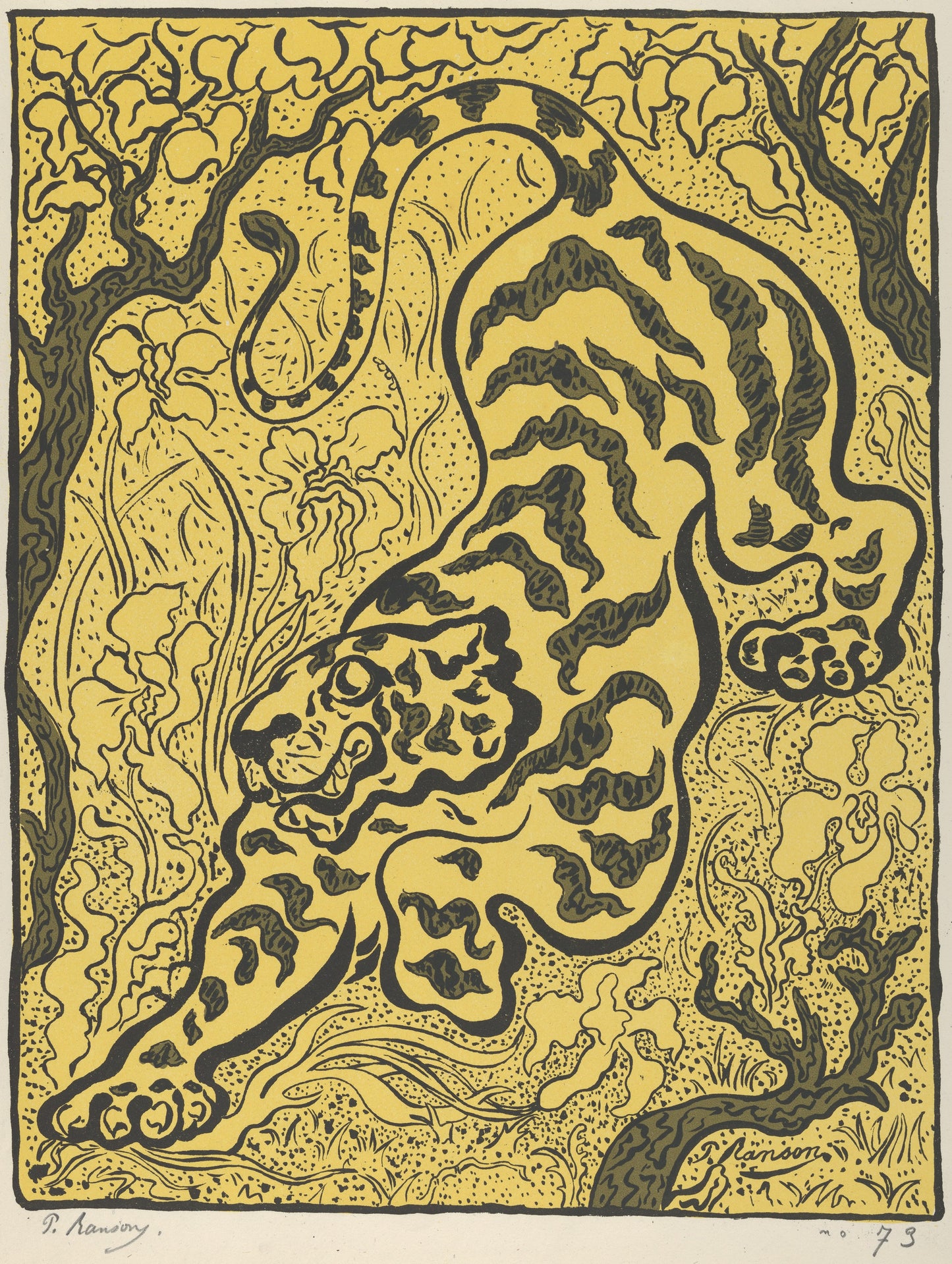 Tiger in the Jungle Print by Paul Ranson