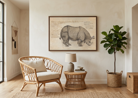 Rhinoceros Print