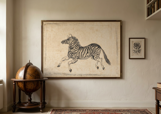 Zebra banknote vignette from A.B.C Durand and Co.