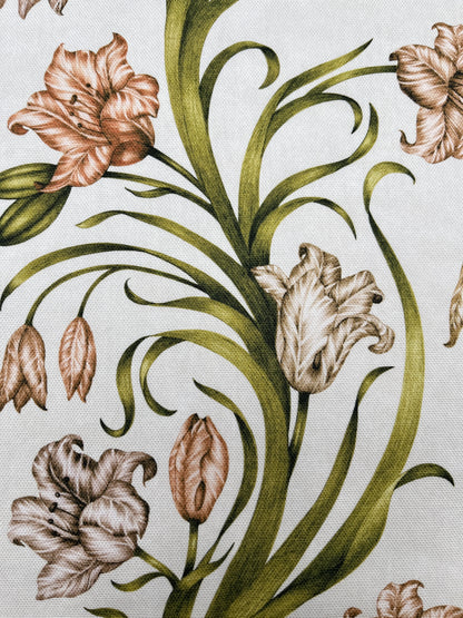 Laleh Cotton Panama Fabric in Alabaster