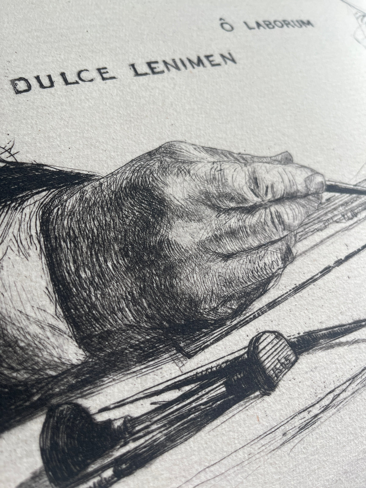 Ô Laborum Dulce Lenimen Print