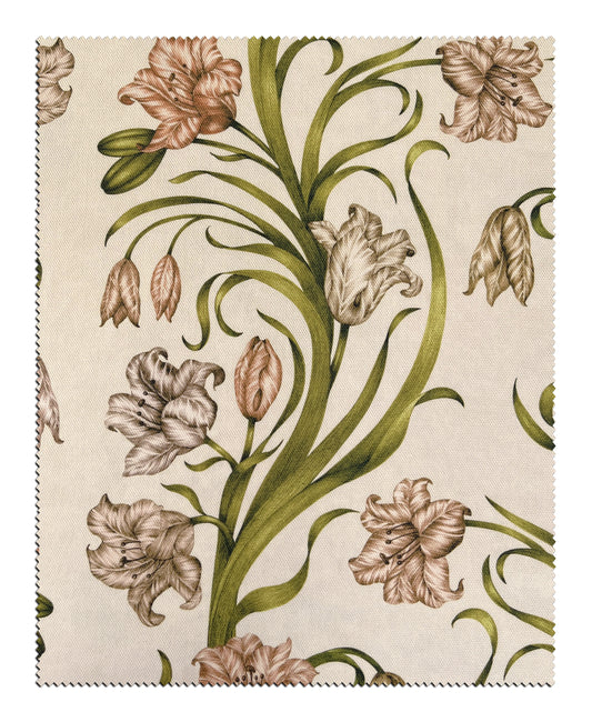 Laleh Cotton Panama Fabric in Alabaster