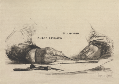 Ô Laborum Dulce Lenimen Print